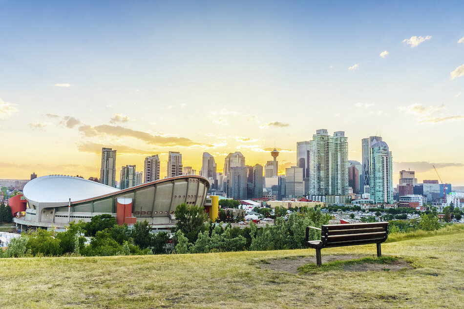 What was the real estate market in Calgary, Alberta like for June and July?