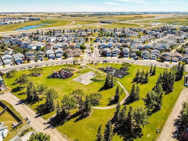 Applewood Neighbourhood Homes in East Calgary, Alberta, Canada