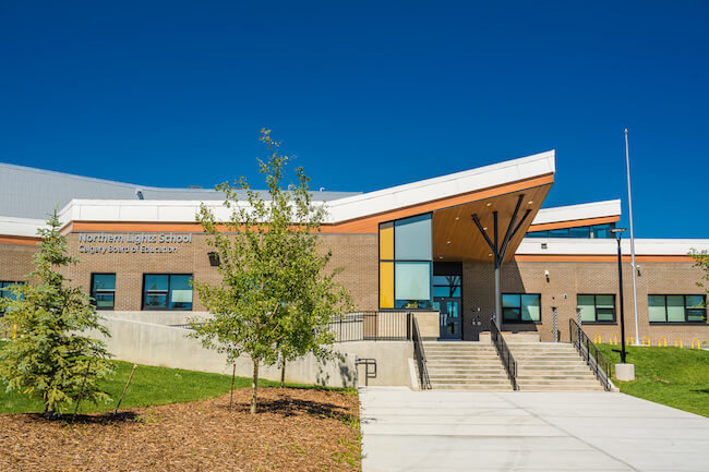 Northern Lights School in Coventry Hills, North Calgary, Alberta, Canada