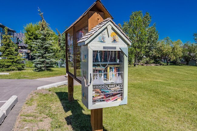 Free Little Library in Hidden Valley, North Calgary, Alberta, Canada